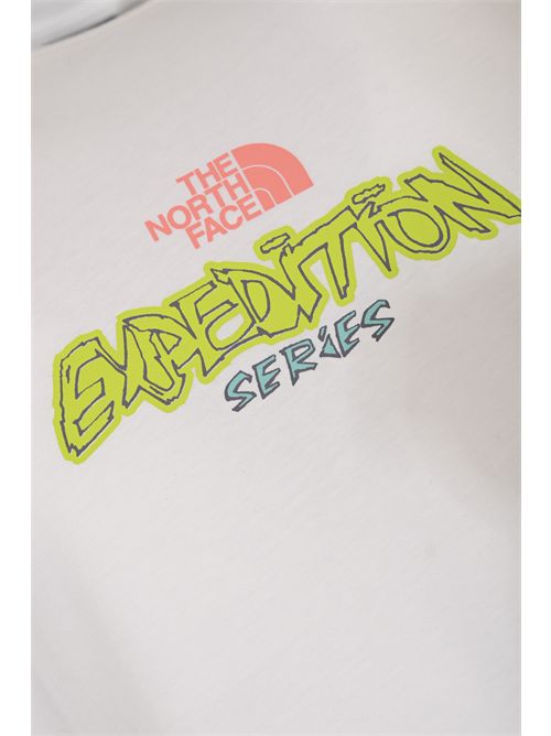 T-shirt oversize Expedition Celebration in cotone Bianco The North Face | NF0A8E3CFN41